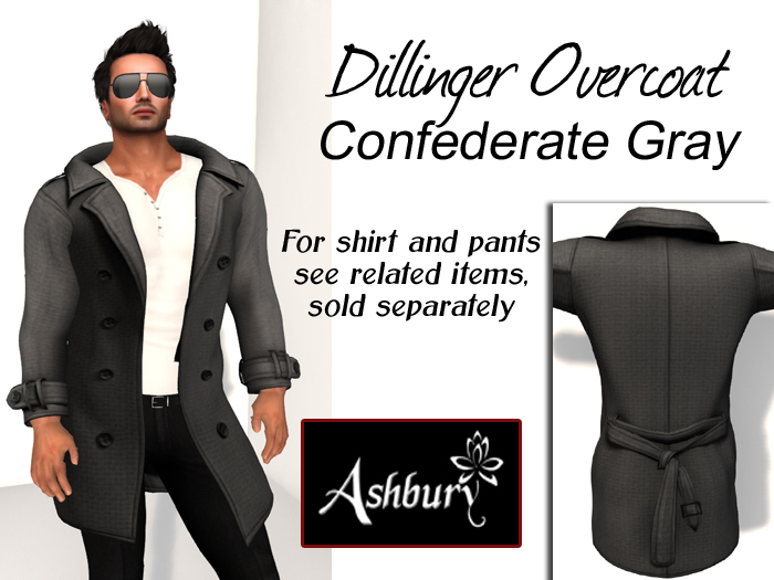 [ASHBURY] Dillinger Overcoat-Confederate Gary