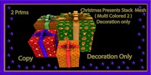 Christmas Presents Stack Mesh ( Multi colored 2 )