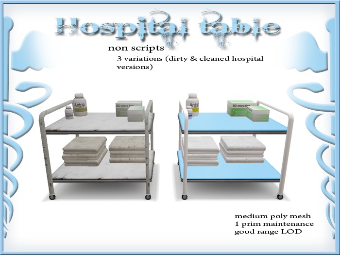 Hospital table *copy version