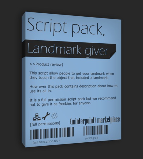 LandMark Giver Script