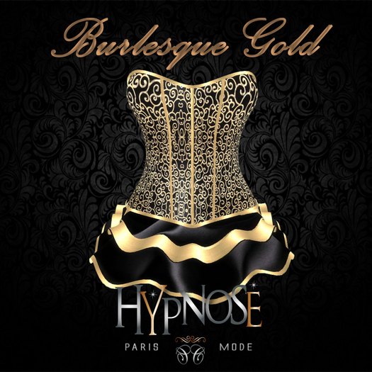HYPNOSE - MESH DRESS BURLESQUE GOLD 