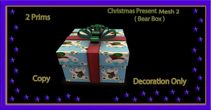 Christmas Present mesh 2 ( bear Box )