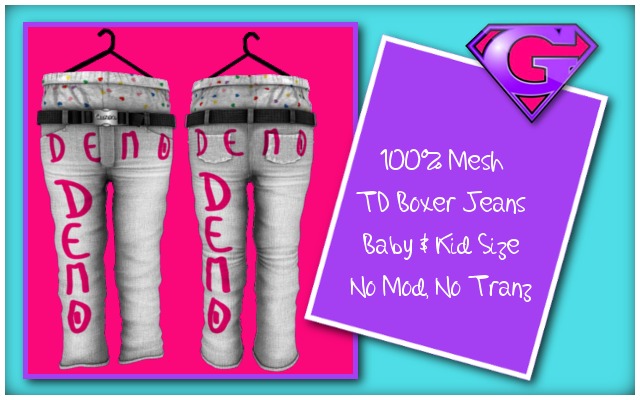 -Geekette- TD DEMO Boxer Jeans