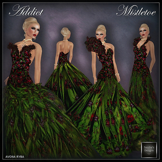 SAS - Addict Mistletoe Gown