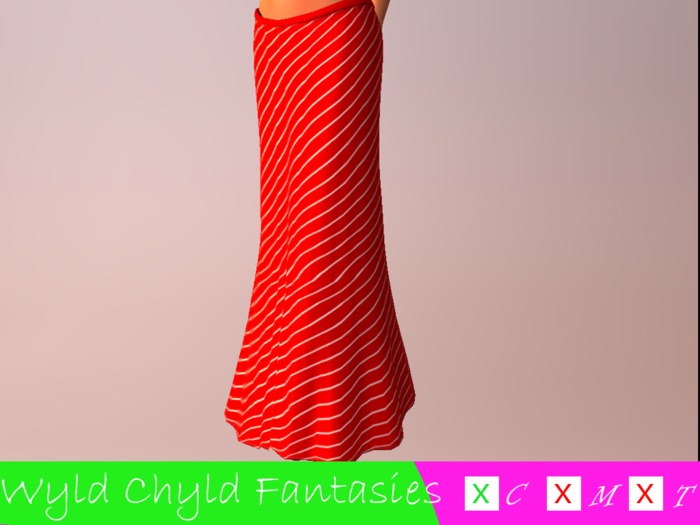 :WCF: Candy Stripes Red W/ Appliers