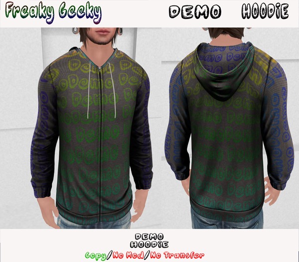Freaky Geeky- DEMO hoodie