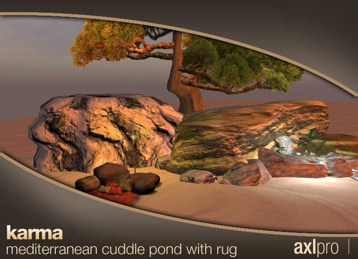 AXL pro box - Karma Mediterranean Cuddle Pond and Rug