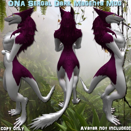 [PANGEA] ONA Sergal Dark Magenta Mod