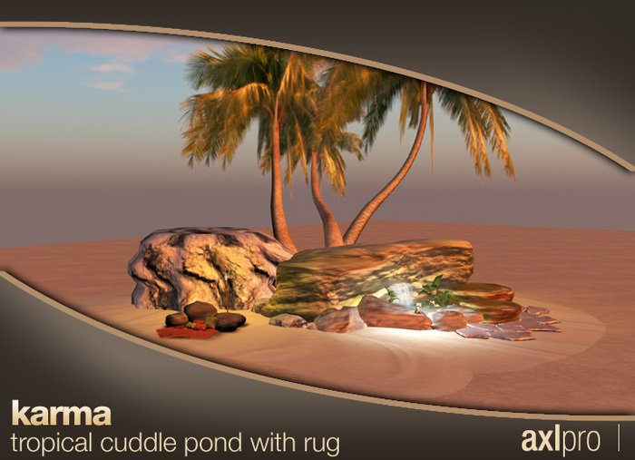 AXL pro box - Karma Tropical Cuddle Pond and Rug