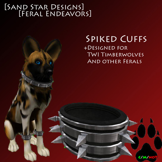 [SSD-FE] Spiked Cuffs Box Silver