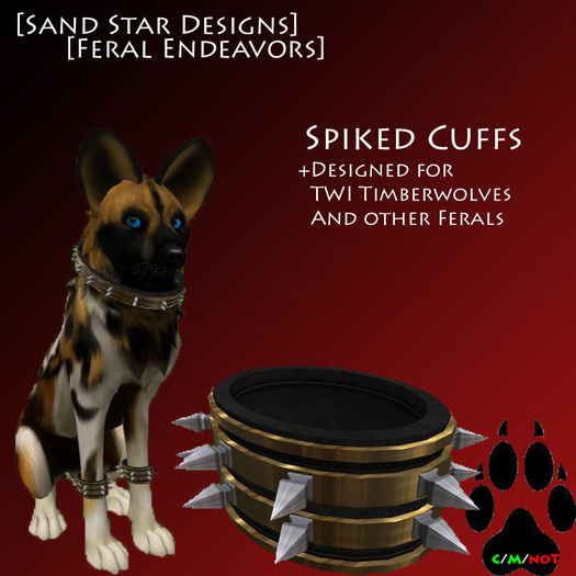 [SSD-FE] Spiked Cuffs Box Gold