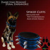 [SSD-FE] Spiked Cuffs Box Blue