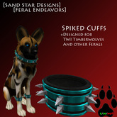[SSD-FE] Spiked Cuffs Box Cyan