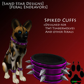 [SSD-FE] Spiked Cuffs Box Purple