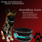[SSD-FE] Omni()Paw Cuffs Box Cyan