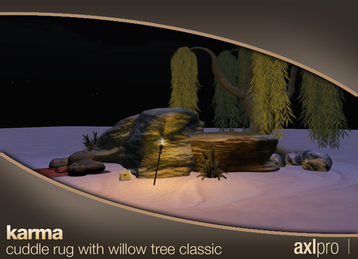 AXL pro box - Karma Cuddle Rug with Willow Tree Classic