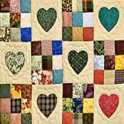 Baby Quilt - Hearts