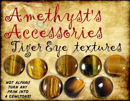 Tiger Eye Textures - Not Alphas! - BOXED