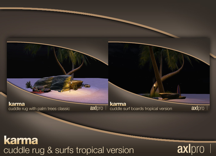 AXL pro box - Karma Cuddle Rug & Surfs - Tropical Version