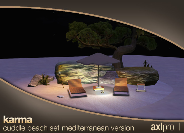 AXL pro box - Karma Cuddle Beach Set - Mediterranean Version
