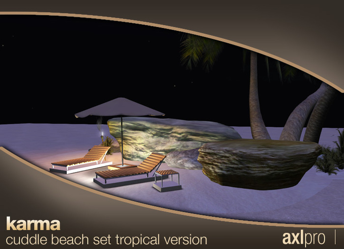 AXL pro box - Karma Cuddle Beach Set - Tropical Version