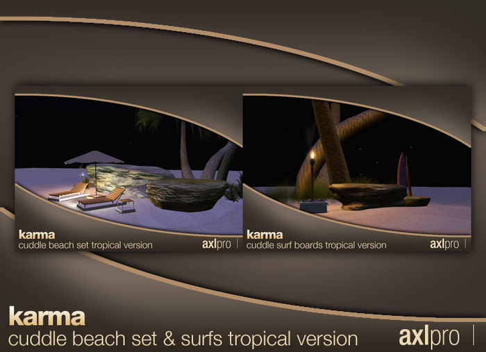 AXL pro box - Karma Cuddle Beach Set & Surfs - Tropical Version
