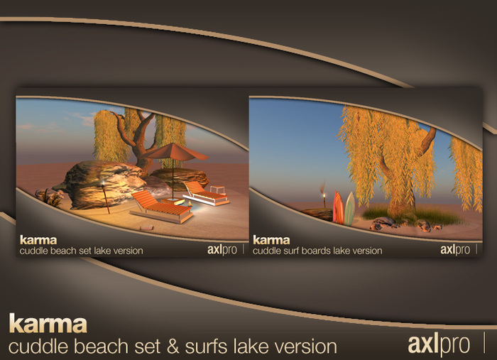 AXL pro box - Karma Cuddle Beach Set & Surfs - Lake Version