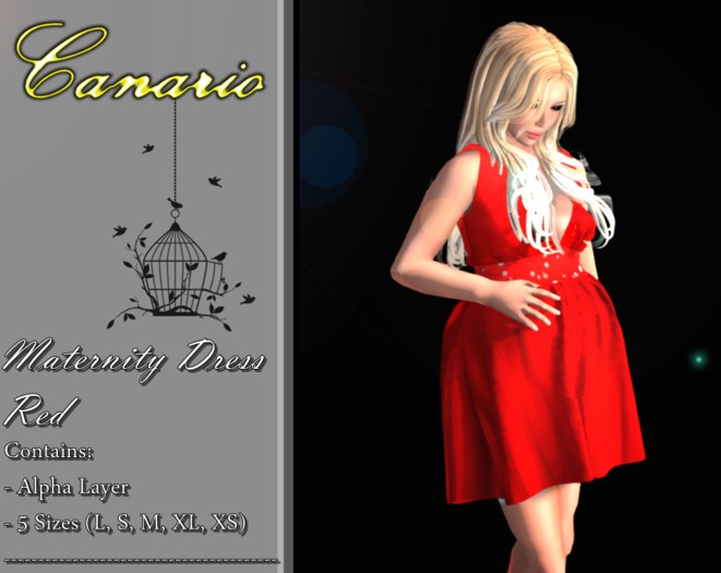 Maternity dress Red :: Canario ::