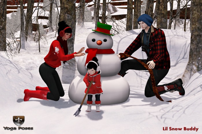 YoGa Poses - Lil Snow Buddy