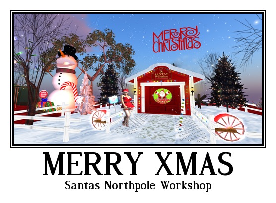 Christmas , Santas Magic Workshop .