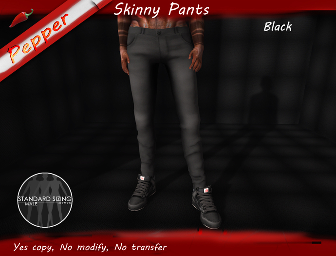 ~Pepper~Skinny Pants *Black*