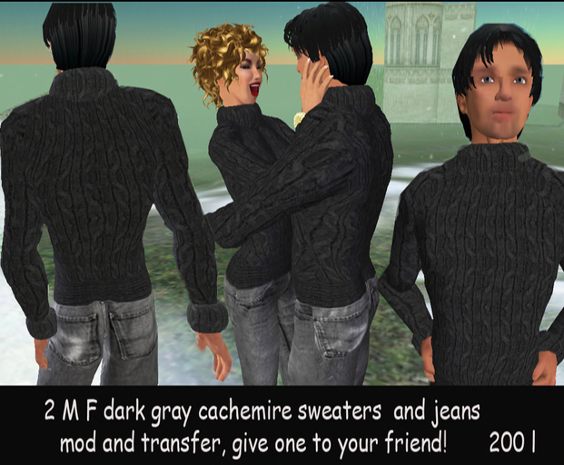 dark gray sweather Sale 50%