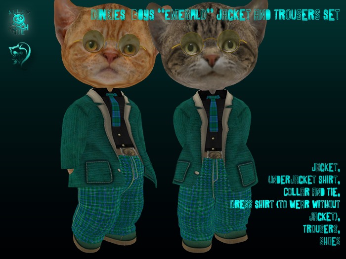 DINKIES EMERALD Jacket and Trousers Set