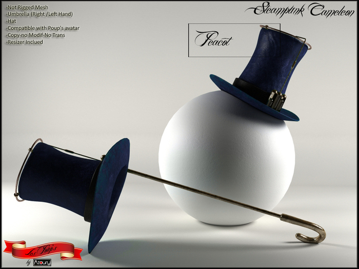 AZOURY - Steampunk Cameleon (Peacot)