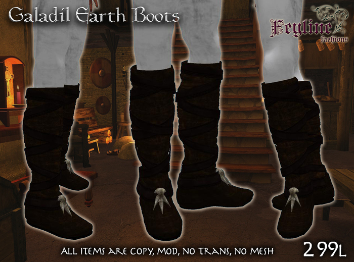 *FF*Galadil Earth Boots