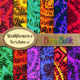 *Wallflowers* Boho Batiks