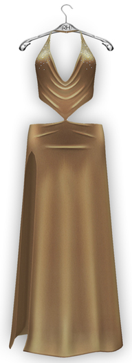 !Rebel Hope - Lola Mesh Dress Gold