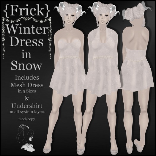 {Frick} Winter Dress in {Mesh}