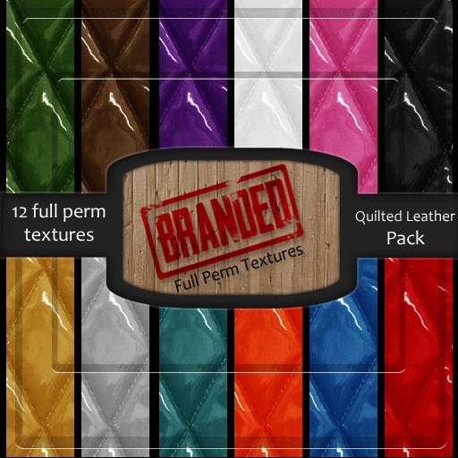 [Branded Textures] Quilted Leather Pack - HIGH QUALITY-FULL PERM