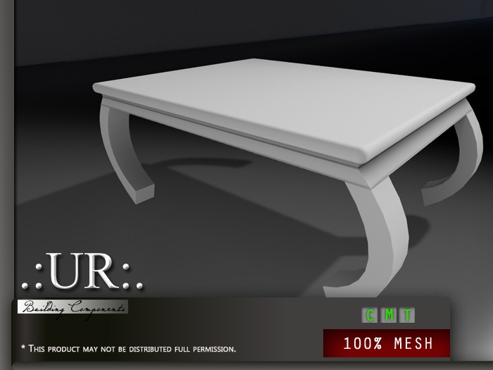 .:UR:. Celtic Collection - Living Table (full perm mesh)