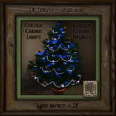 Potted Holiday Tree Loaded Silver B