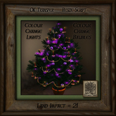 Potted Holiday Tree Loaded Gold B