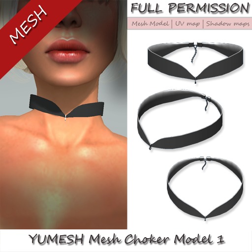 YUMESH mesh Choker No.1 Full Perm