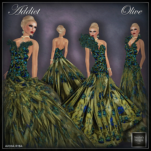 SAS - Addict Olive Gown