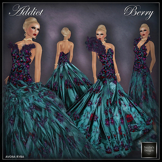 SAS - Addict Berry Gown
