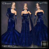 SAS - Eliemee RoyalBlue Gown (50% mesh)