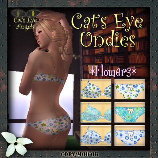 *Cat's-Eye* Undies Flowers