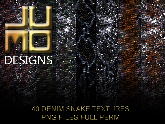 .:JUMO:. Denim Snake Textures