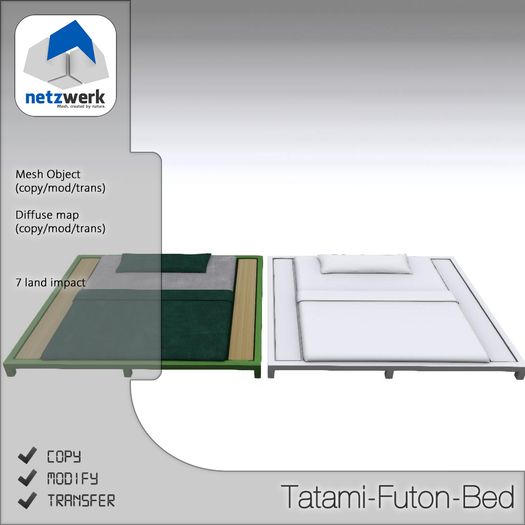 netzwerk - Tatami-Futon-Bed (boxed)