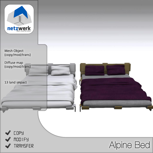 netzwerk - Alpine Bed (boxed)